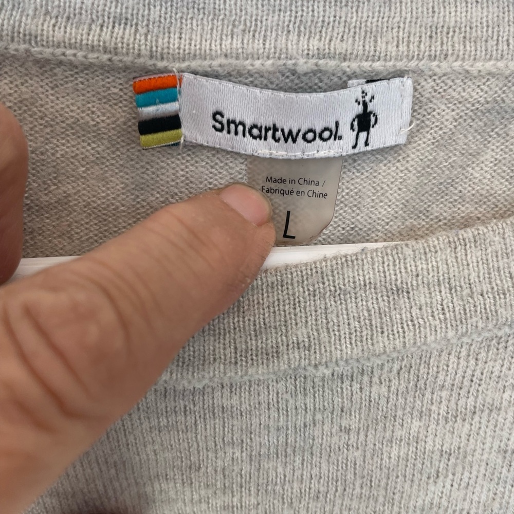 Gorgeous SmartWool sweater.  Great for snuggling up by fire or cool am walks.